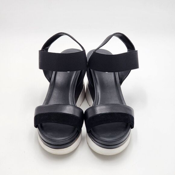 Franco Sarto Kashmir Leather Wedge Sandals Size 7.5 - Picture 2 of 10